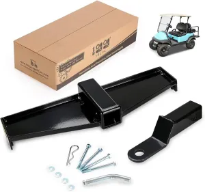 10L0L Golf Cart Trailer Hitch with Bumper Receiver Fits Club Car Precedent (2004 ) Factory Style Rear Frame Only