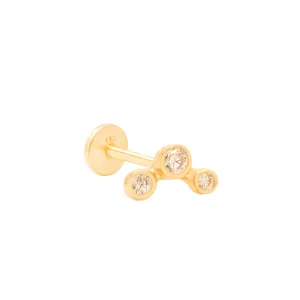 14K Mini Arch Bezel Piercing
