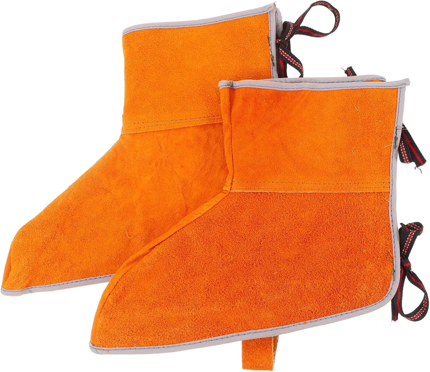 1Pair Leather Welding Leg Covers Heat Resistant Comfortable Shoe Protectors for Welding Cutting Soldering Spark Splash Protection for Footwear