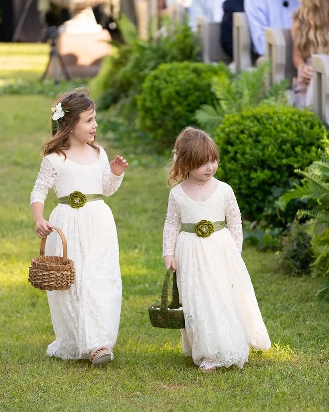 2Bunnies Girl Paisley Lace Back A-Line Straight Tutu Tulle Party Flower Girl Dress