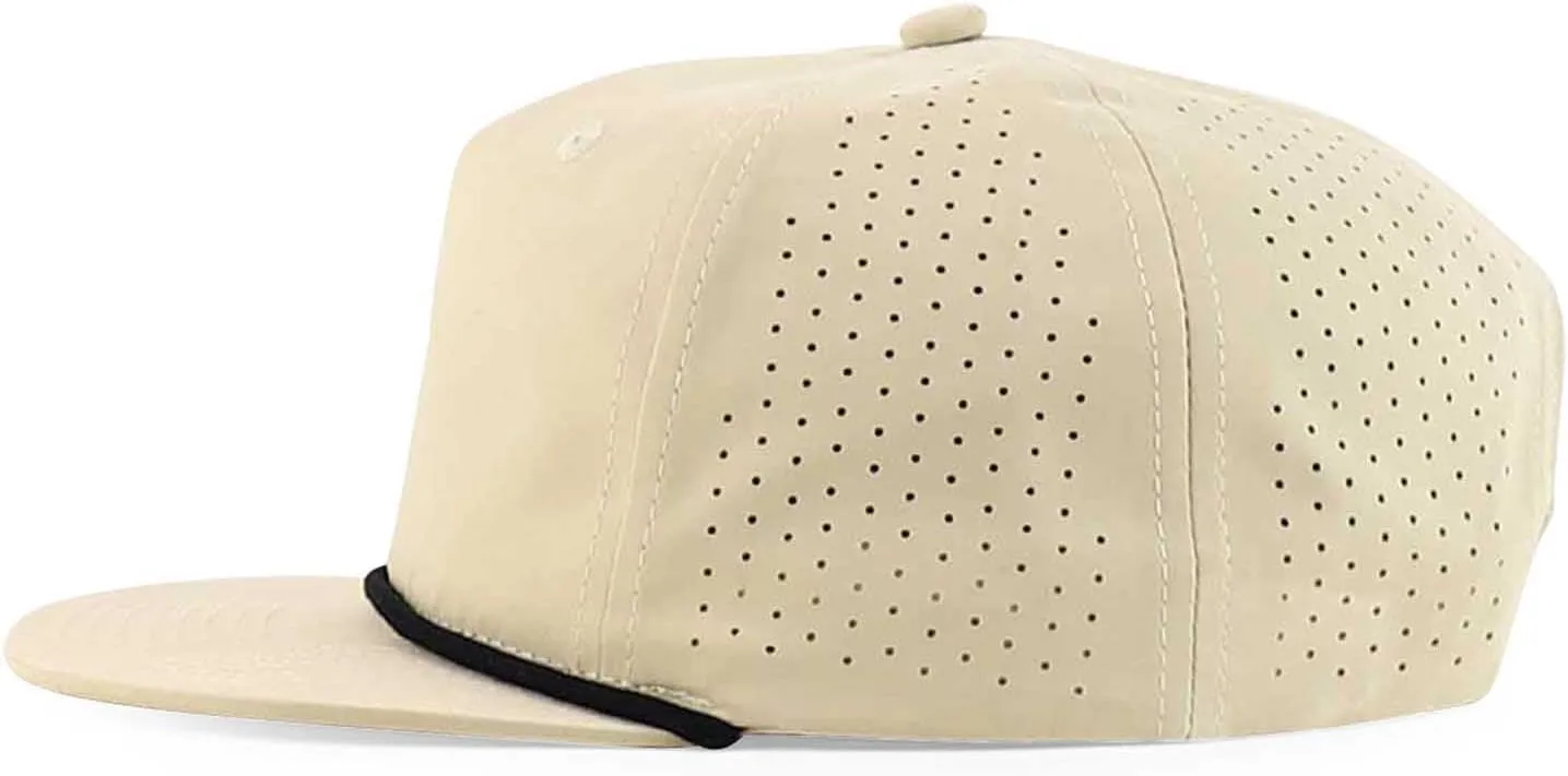 5 Panel Water Resistant and UPF 50  Golfer's Choice Snapback Cap
