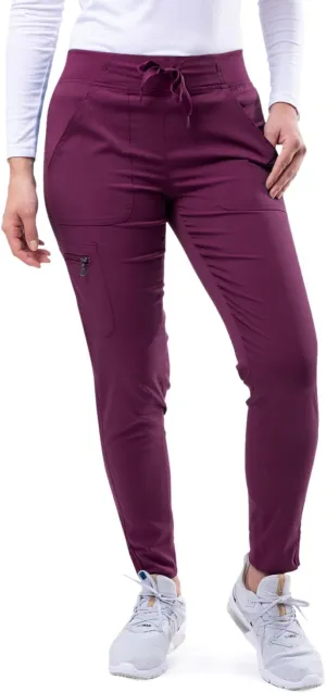 Adar Pro Scrubs for Women - Ultimate Yoga Jogger Scrub Pants