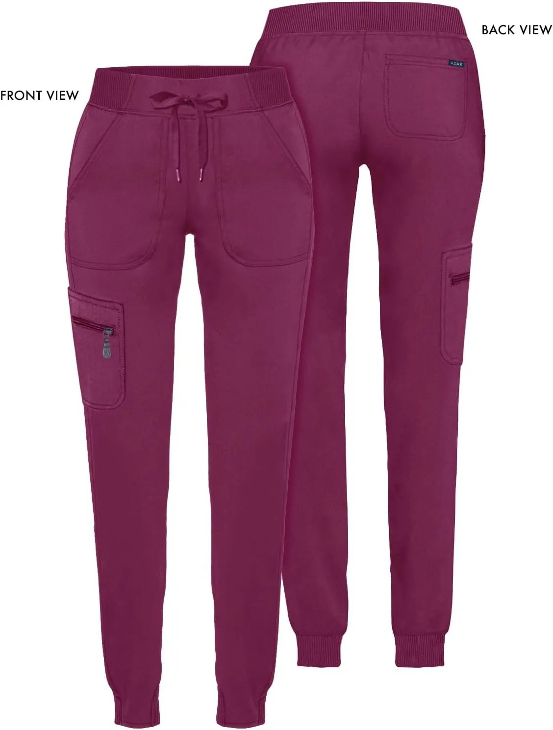 Adar Pro Scrubs for Women - Ultimate Yoga Jogger Scrub Pants