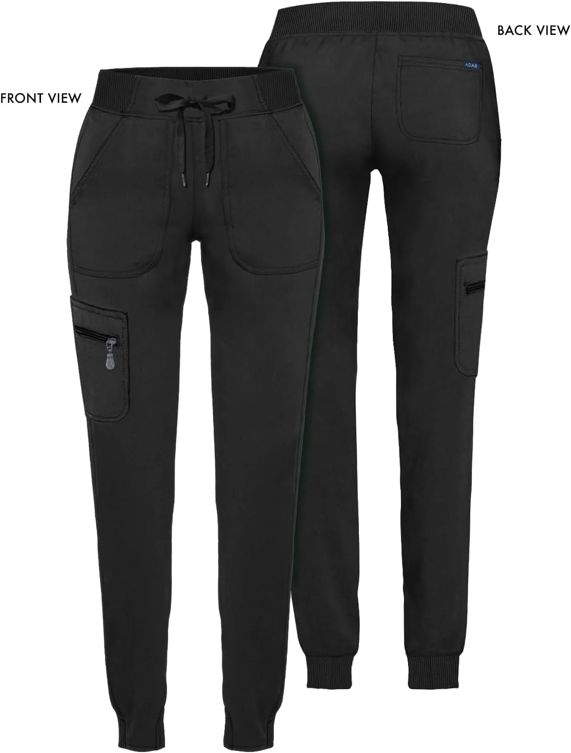 Adar Pro Scrubs for Women - Ultimate Yoga Jogger Scrub Pants