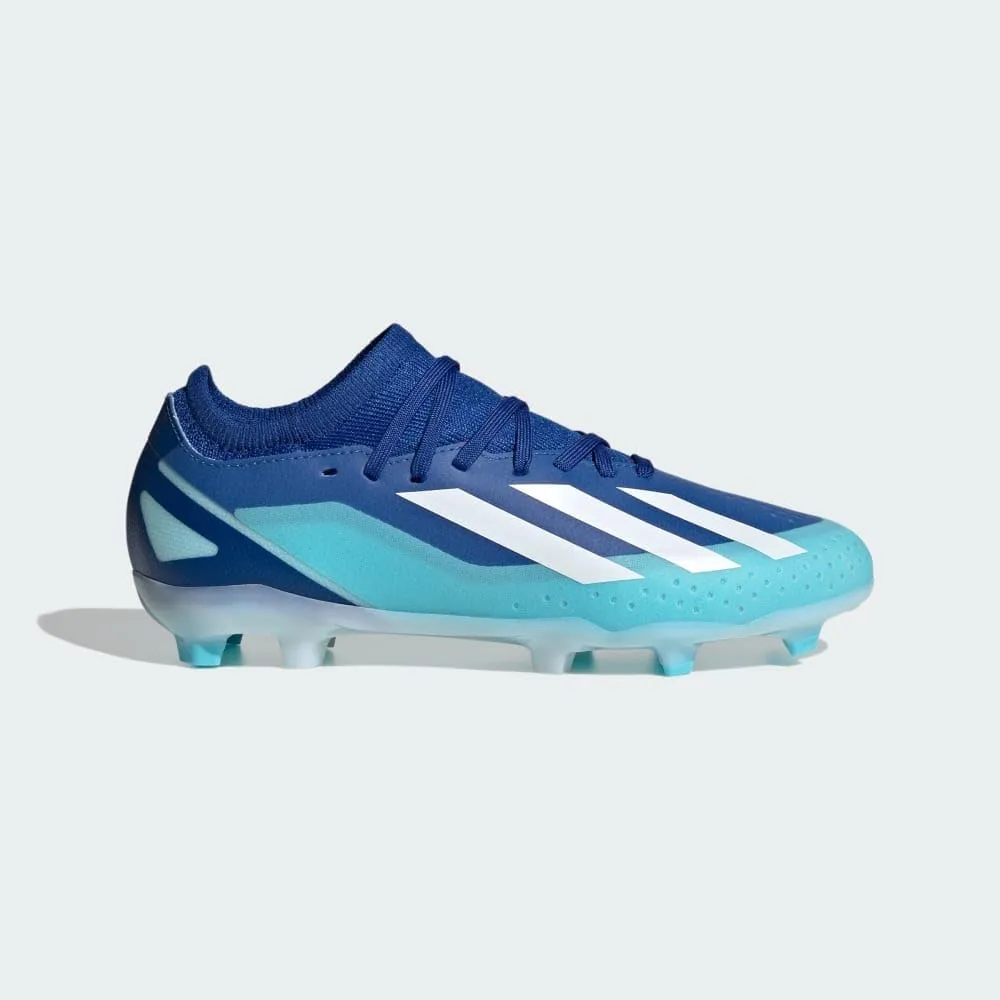 adidas Kids Boys X Crazyfast.3 Ll Firm Ground Soccer Cleats - Blue