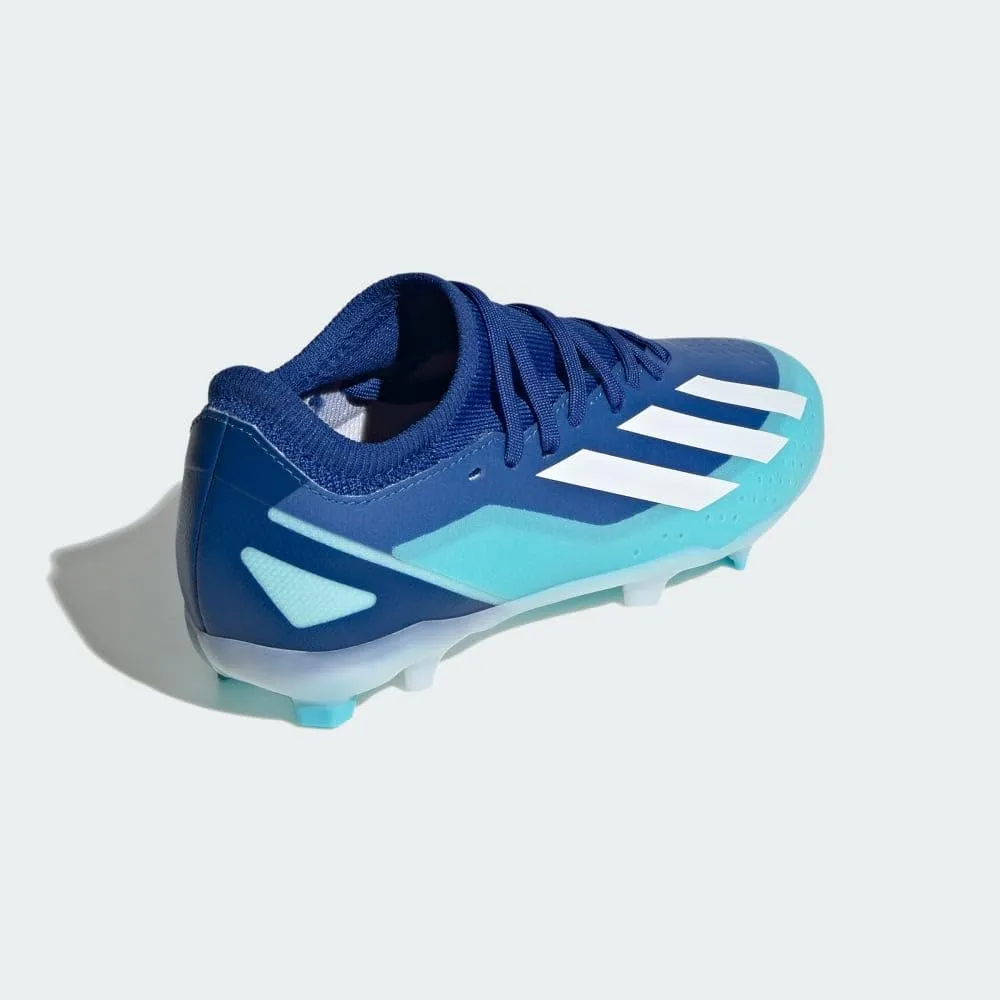 adidas Kids Boys X Crazyfast.3 Ll Firm Ground Soccer Cleats - Blue