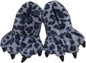 Adult Unisex Leopard Claw Slippers - Comfortable Warm Animal Slippers