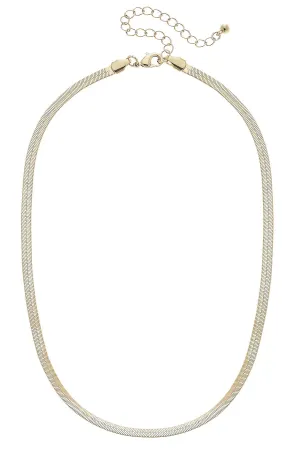 Airica Flat Snake Necklace