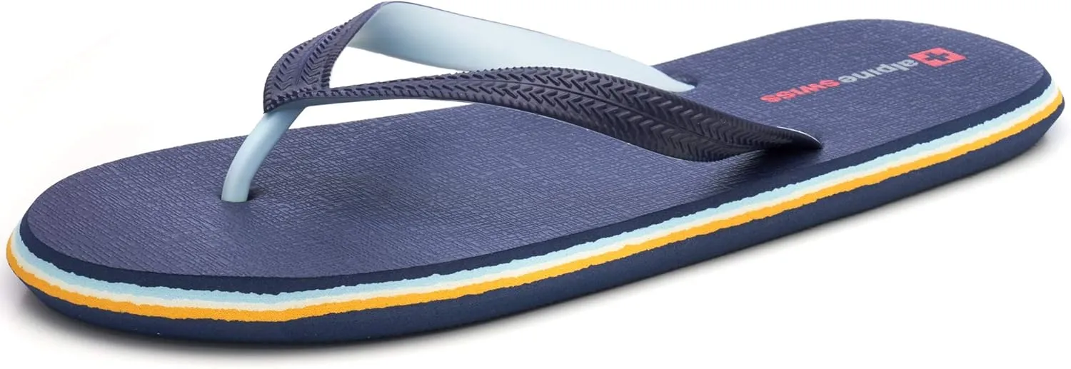 Alpine Swiss Men’s Flip Flops Lightweight EVA Sandals