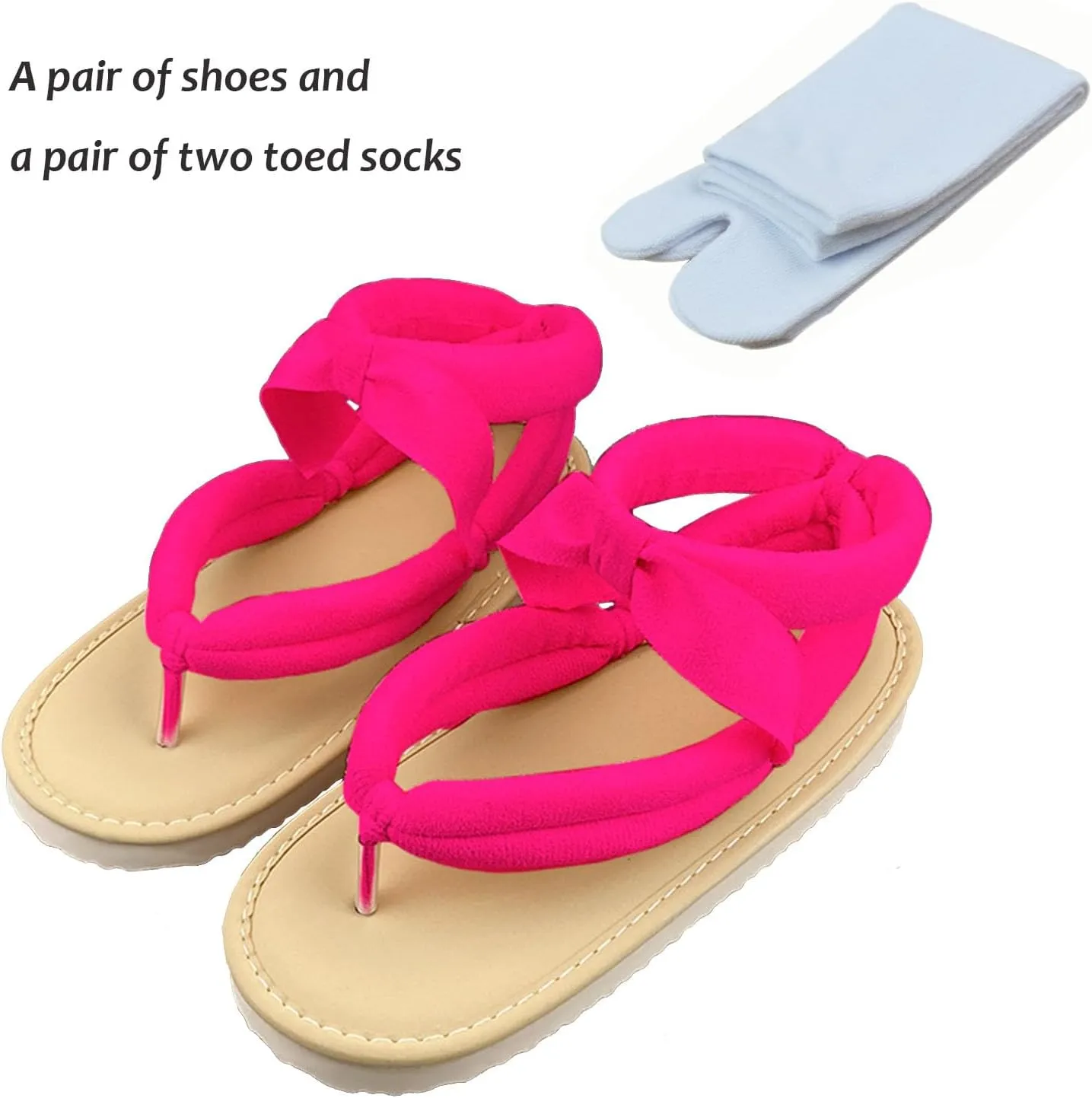 Anime Cosplay Clog Shoes Kamado Mitsuri Cosplay Geta Sandal Unisex Flip Flops with Socks