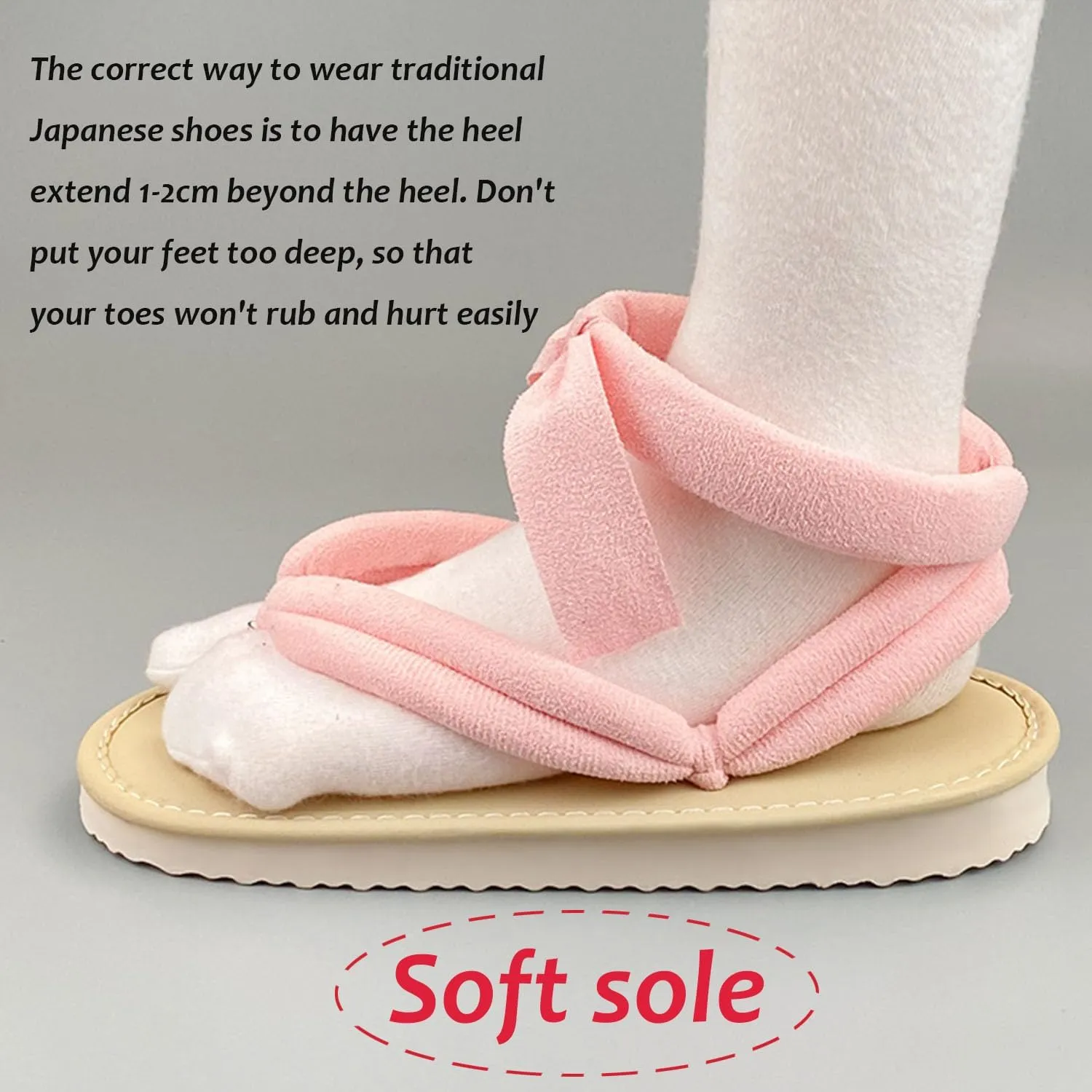 Anime Cosplay Clog Shoes Kamado Mitsuri Cosplay Geta Sandal Unisex Flip Flops with Socks