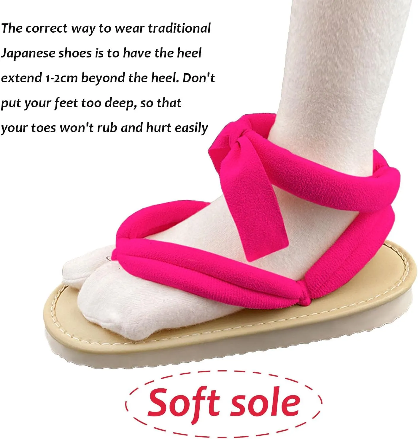 Anime Cosplay Clog Shoes Kamado Mitsuri Cosplay Geta Sandal Unisex Flip Flops with Socks