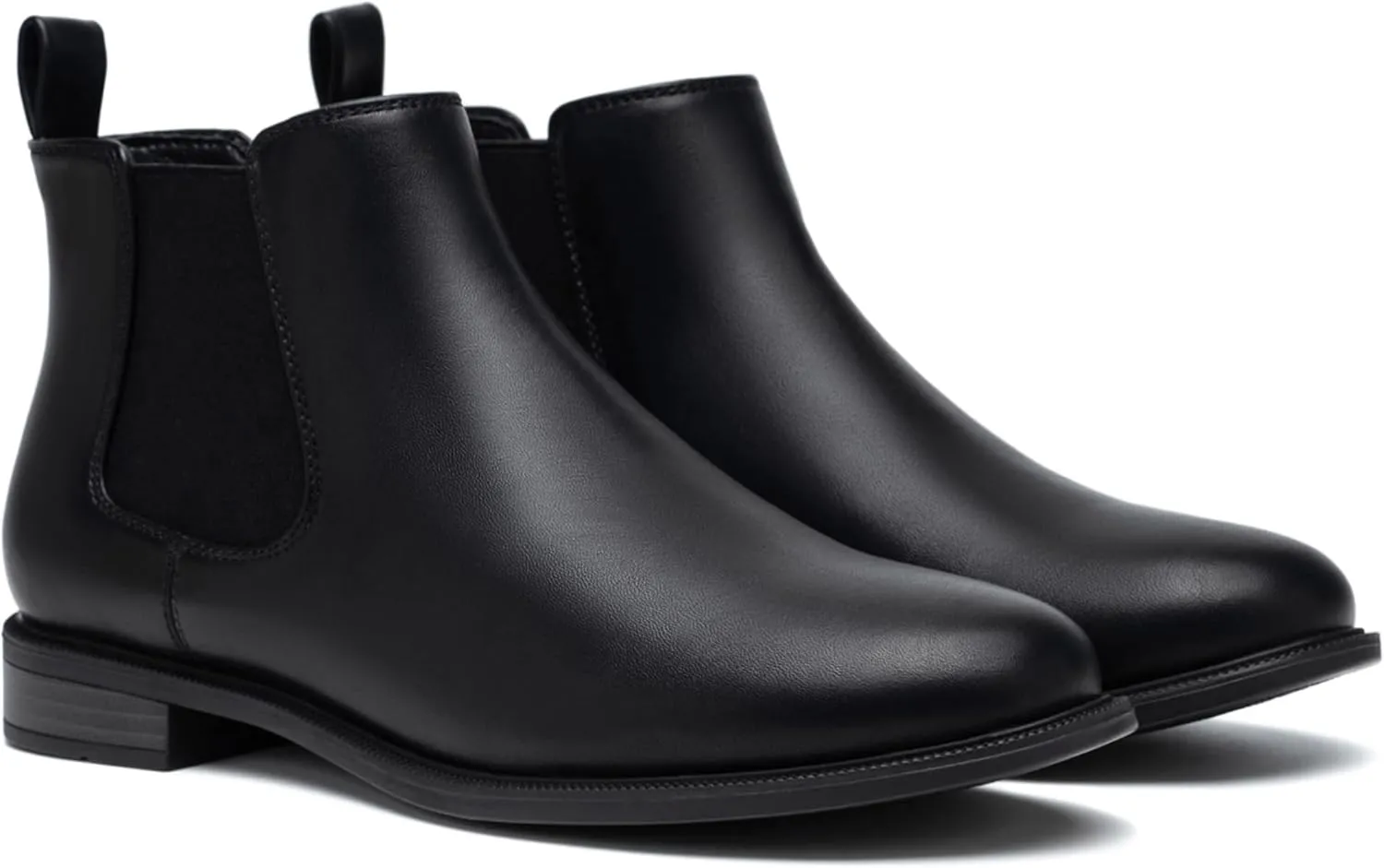 ANJOUFEMME Womens Fall Flat Chelsea Boots, Classic Comfortable Short Ankle Boots, Fashion Dress Booties