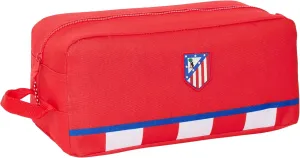 ATLÉTICO DE Madrid – Medium Shoe Rack, Multi-purpose, Pencil Case, Sport, Extracurricular Football, Comfortable and Versatile, 34 x 18 x 15 cm, Red, red, Estándar, Casual