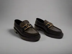 Authentic Louis Vuitton Monogram Loafers – Size 38, Like-New Condition, Worn Once