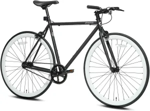 AVASTA Single-Speed Fixed Gear Urban Commuter Fixie Bike Flip Flop Hub Bicycle, Multiple Colors