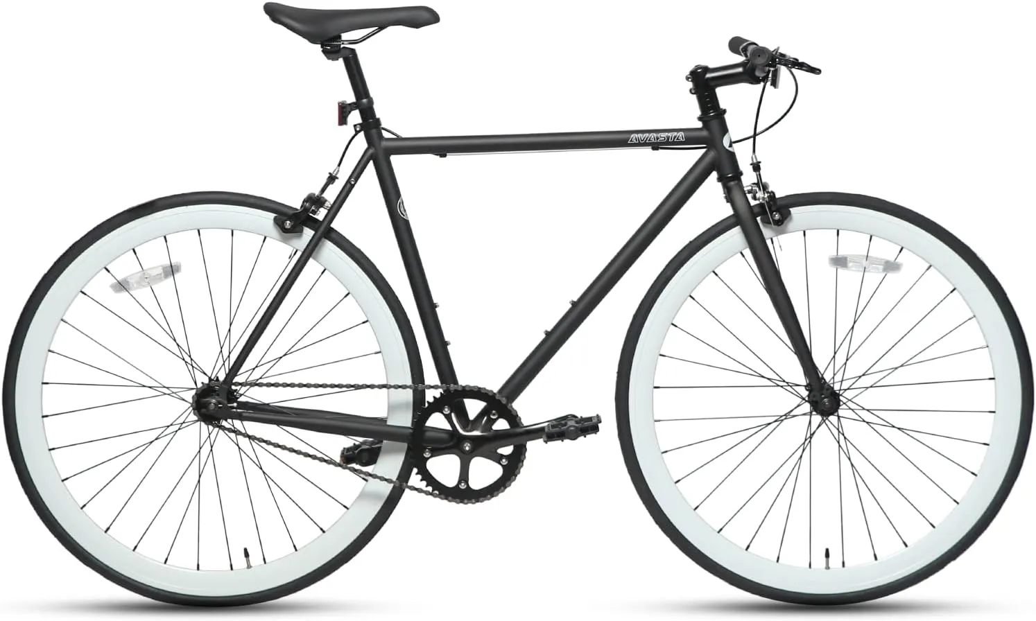 AVASTA Single-Speed Fixed Gear Urban Commuter Fixie Bike Flip Flop Hub Bicycle, Multiple Colors