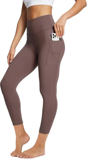 baleaf Women's Leggings with Pockets Tummy Control Workout High Waisted Athletic Running 7/8 Ultra Soft Gym Yoga Ankle Pants