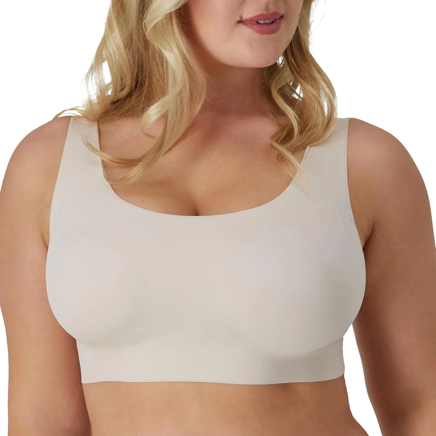 Bali Women's Comfort Revolution Easylite Wireless T-Shirt Bra, Pullover Wirefree T-Shirt Bra