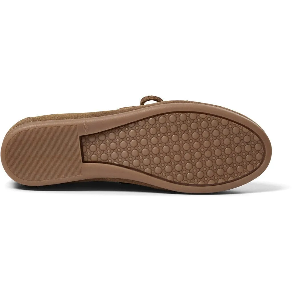 Ballerina Loafers - Taupe Suede - Marin - Pavement