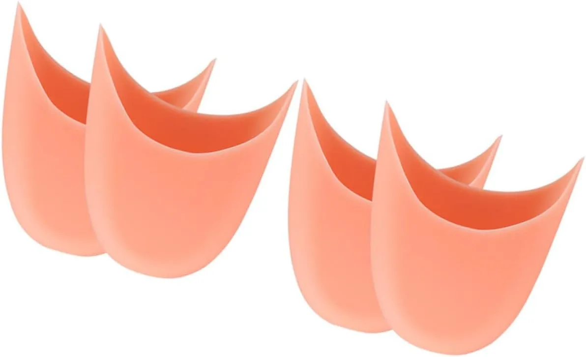Ballet Toe Protective Cover 2 Pairs Comfortable Toe Guards for Women Humanized Design