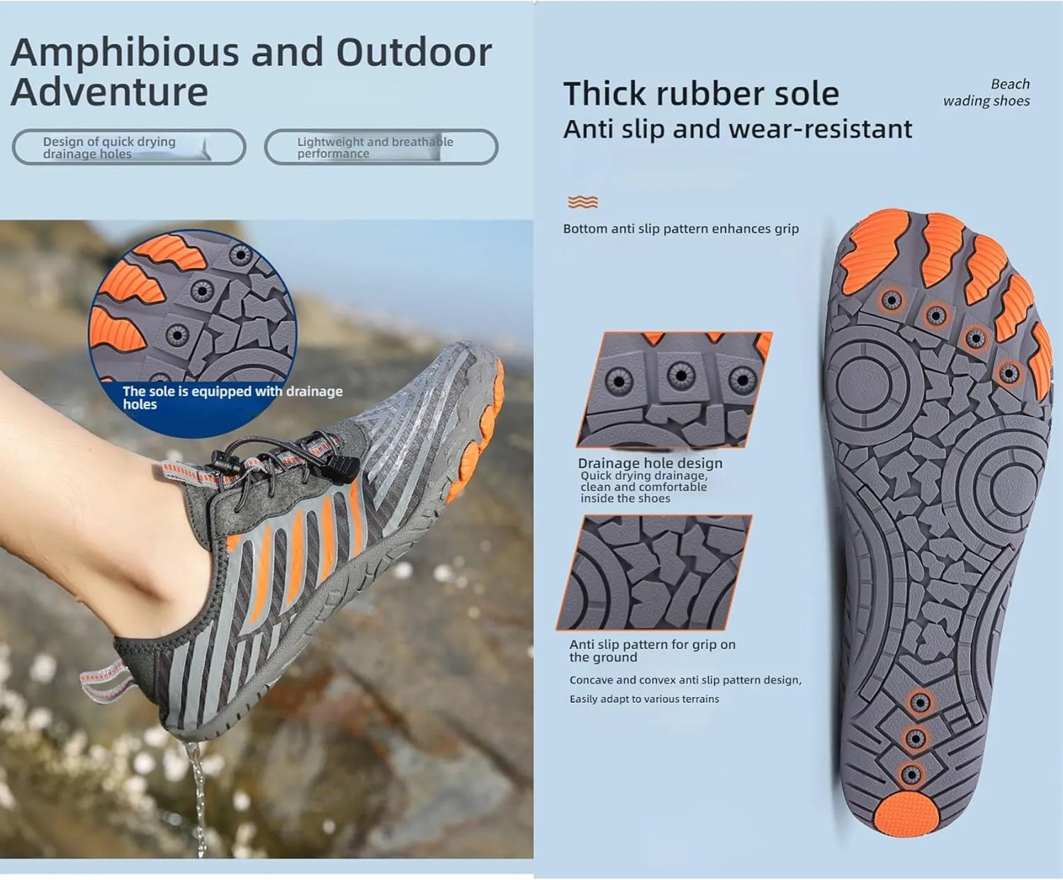 Barefoot Hiking Shoes for Women & Men - Comfortable, Grounded Footwear with Non-Slip Sole & Wide Toe Box