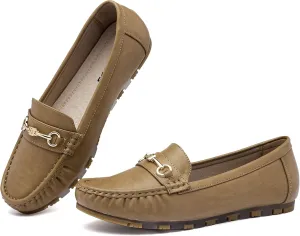 BGSTGUDS Women's Wide Loafers Shoes Cute Dressy Shoes Ladies Comfort Slip Ons Work Shoes