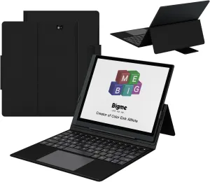 Bigme Case with Keyboard B1051 Series Electronic Ink Read/Write Tablet,Keyboard Case with Trackpad, Wireless Keyboard and Protect case 2 in1- Black