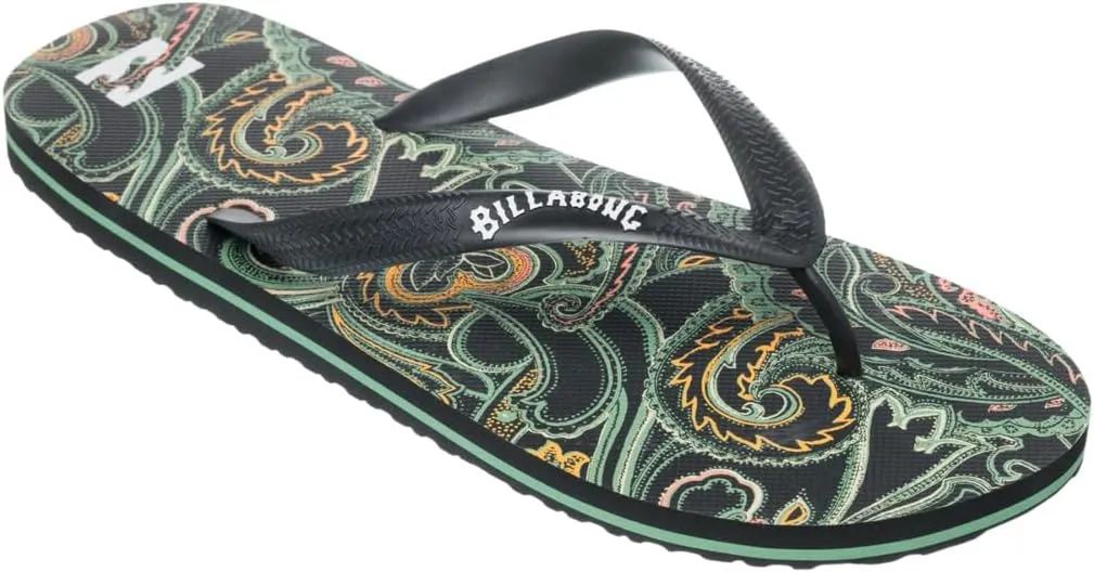 Billabong Men's Flip-Flop Sandal, Balsam Green, 10