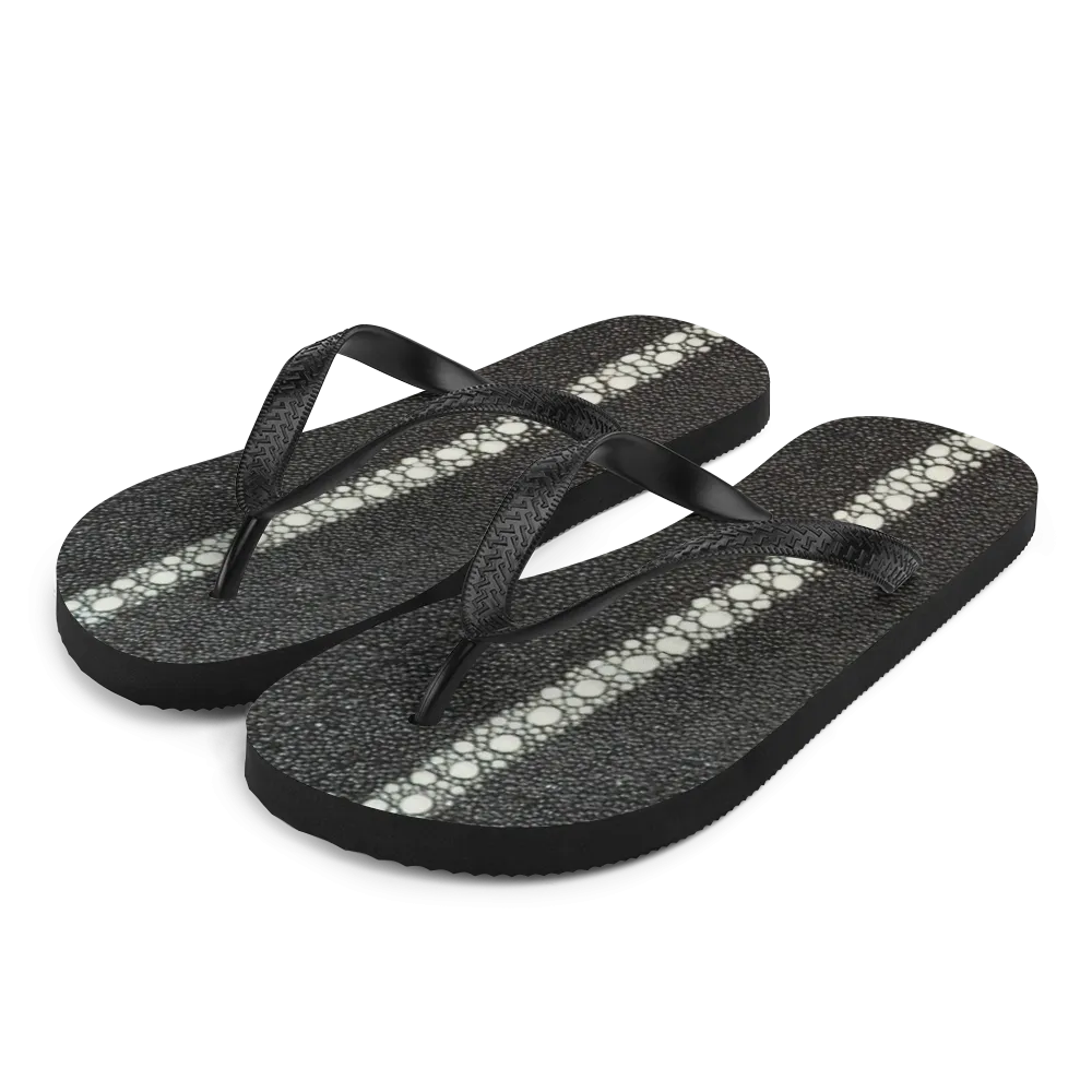 Black Eagle Ray Flip Flop
