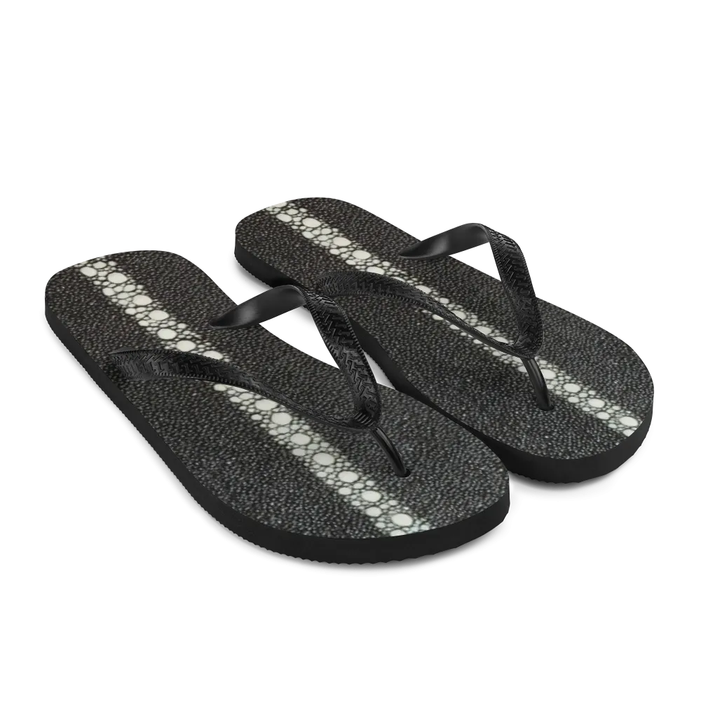 Black Eagle Ray Flip Flop