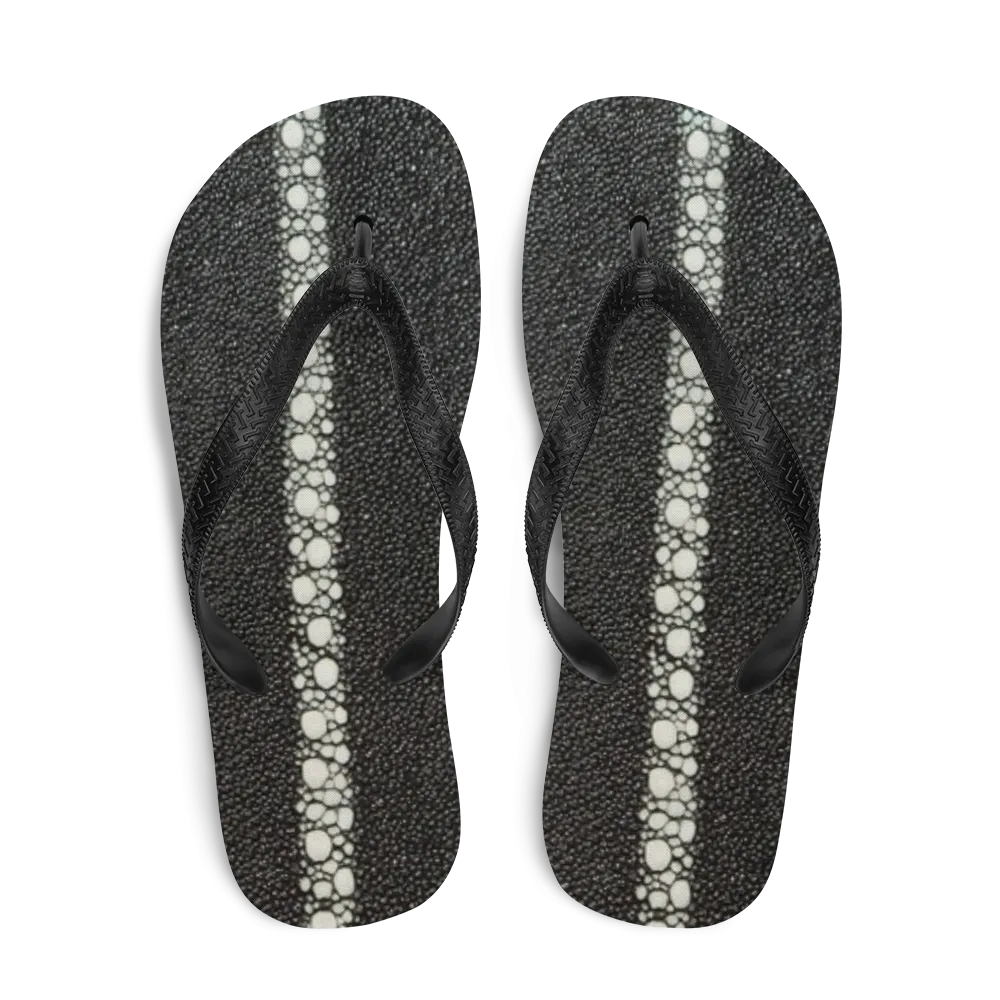 Black Eagle Ray Flip Flop