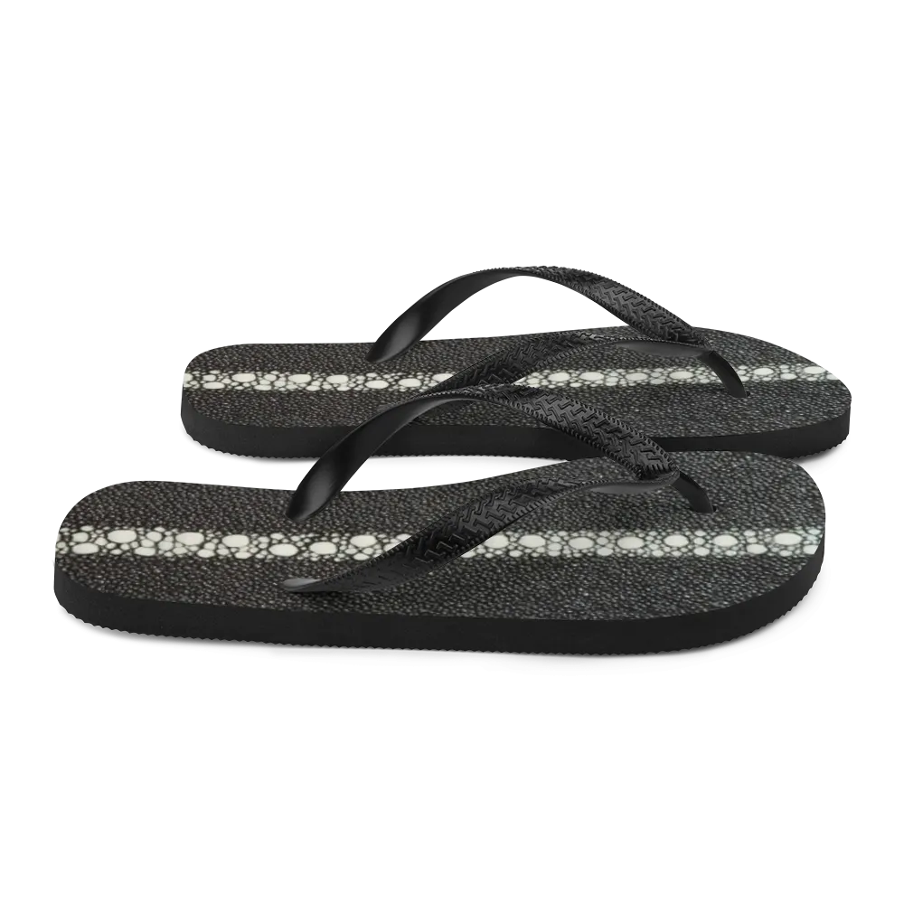Black Eagle Ray Flip Flop