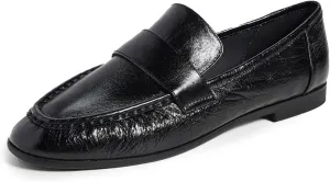 Black Suede Studio Women's Arrow Loafers