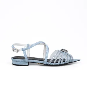 Bloom Flats (Denim)