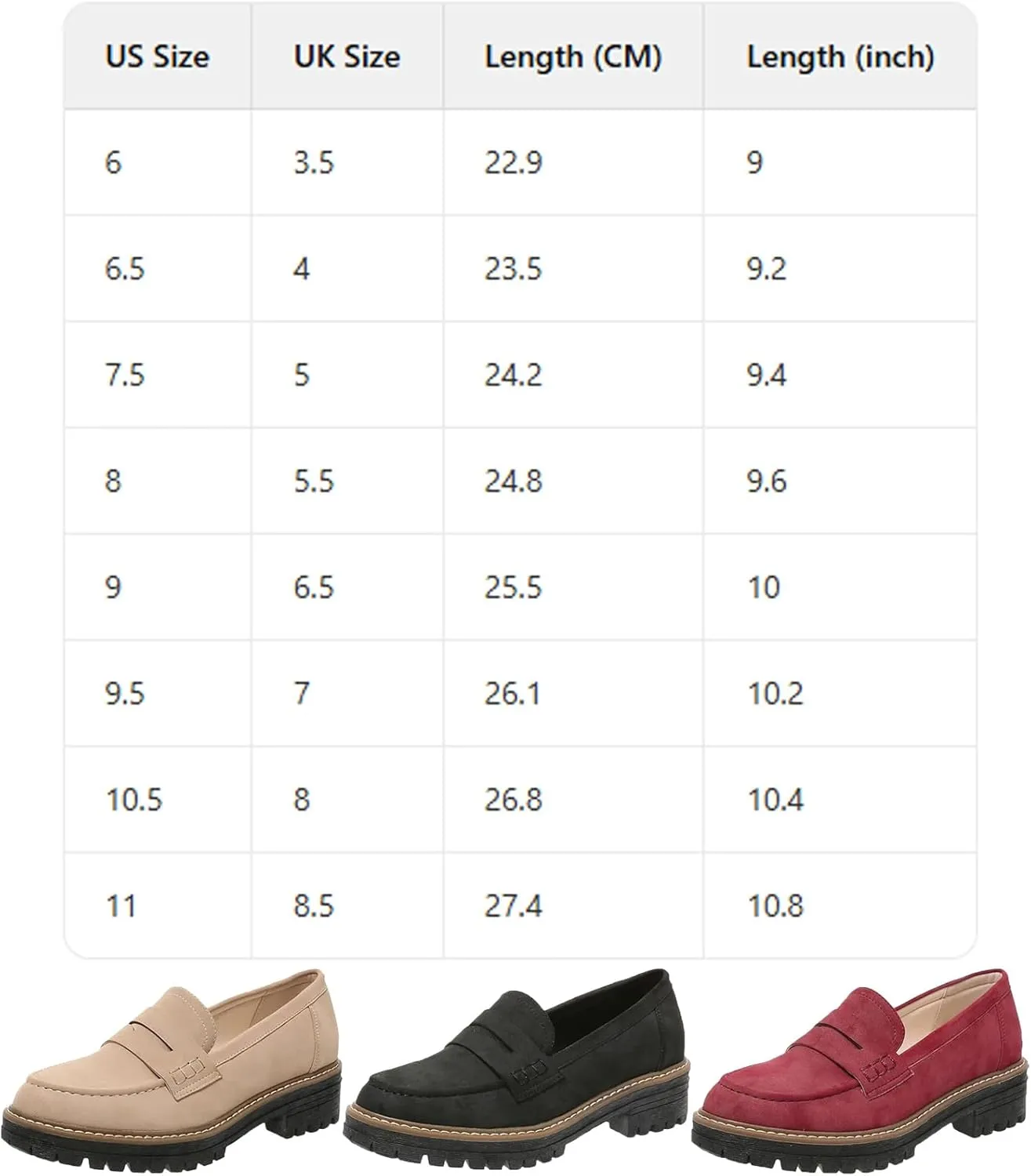 Bootara Loafers Shoes, Bootara Women's Plus Size Casual Retro Suede Loafers, Platform for Women Chunky Heel