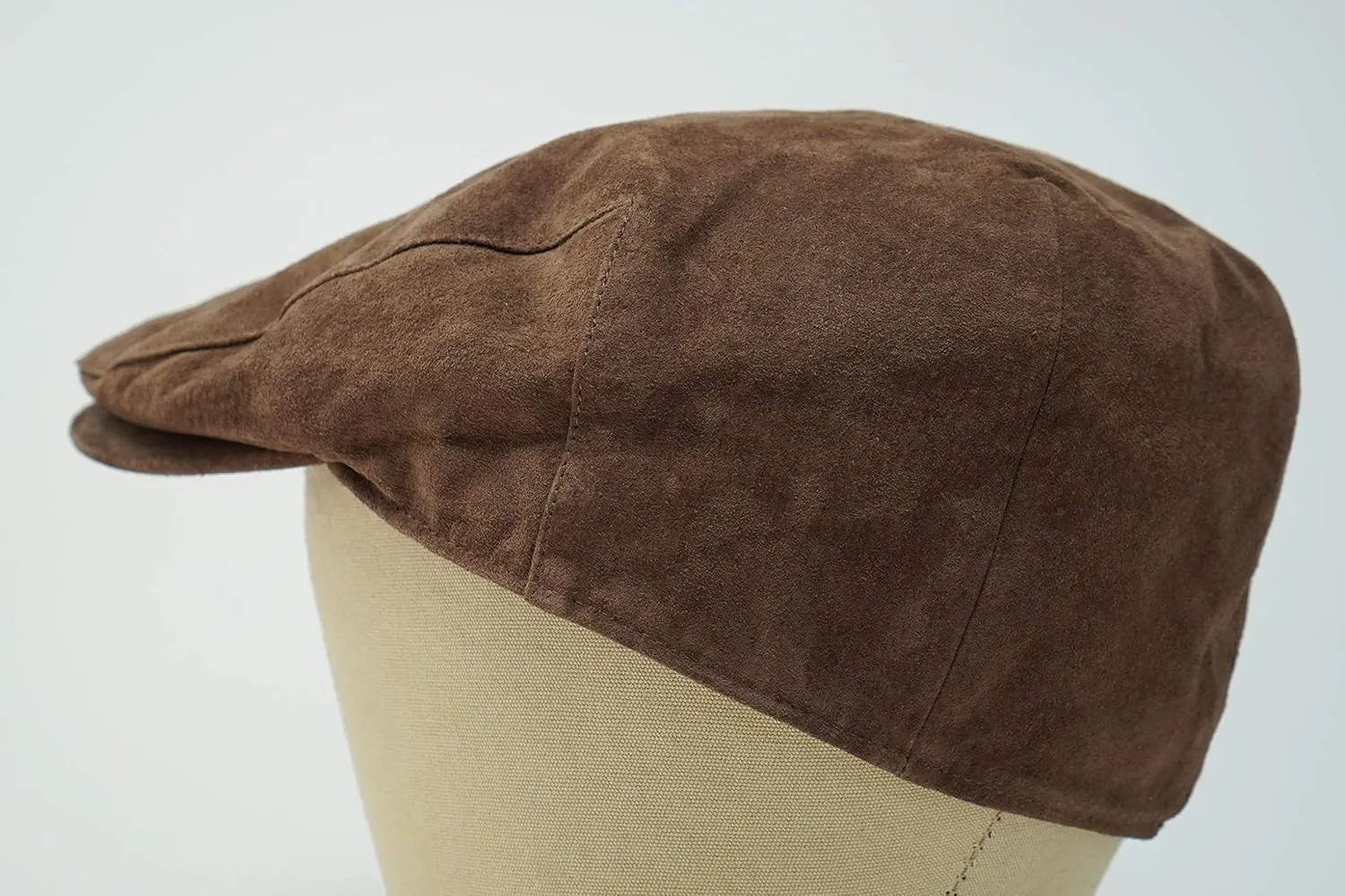 Borges & Scott The Tanner - Leather Flat Cap - Soft Pigskin and Cotton Lined Cap