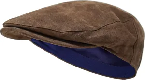 Borges & Scott The Tanner - Leather Flat Cap - Soft Pigskin and Cotton Lined Cap