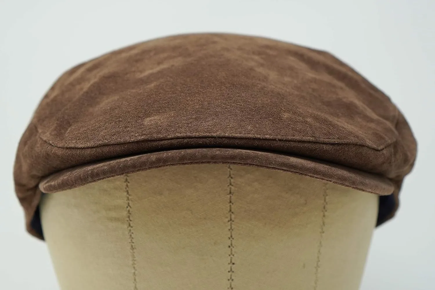 Borges & Scott The Tanner - Leather Flat Cap - Soft Pigskin and Cotton Lined Cap