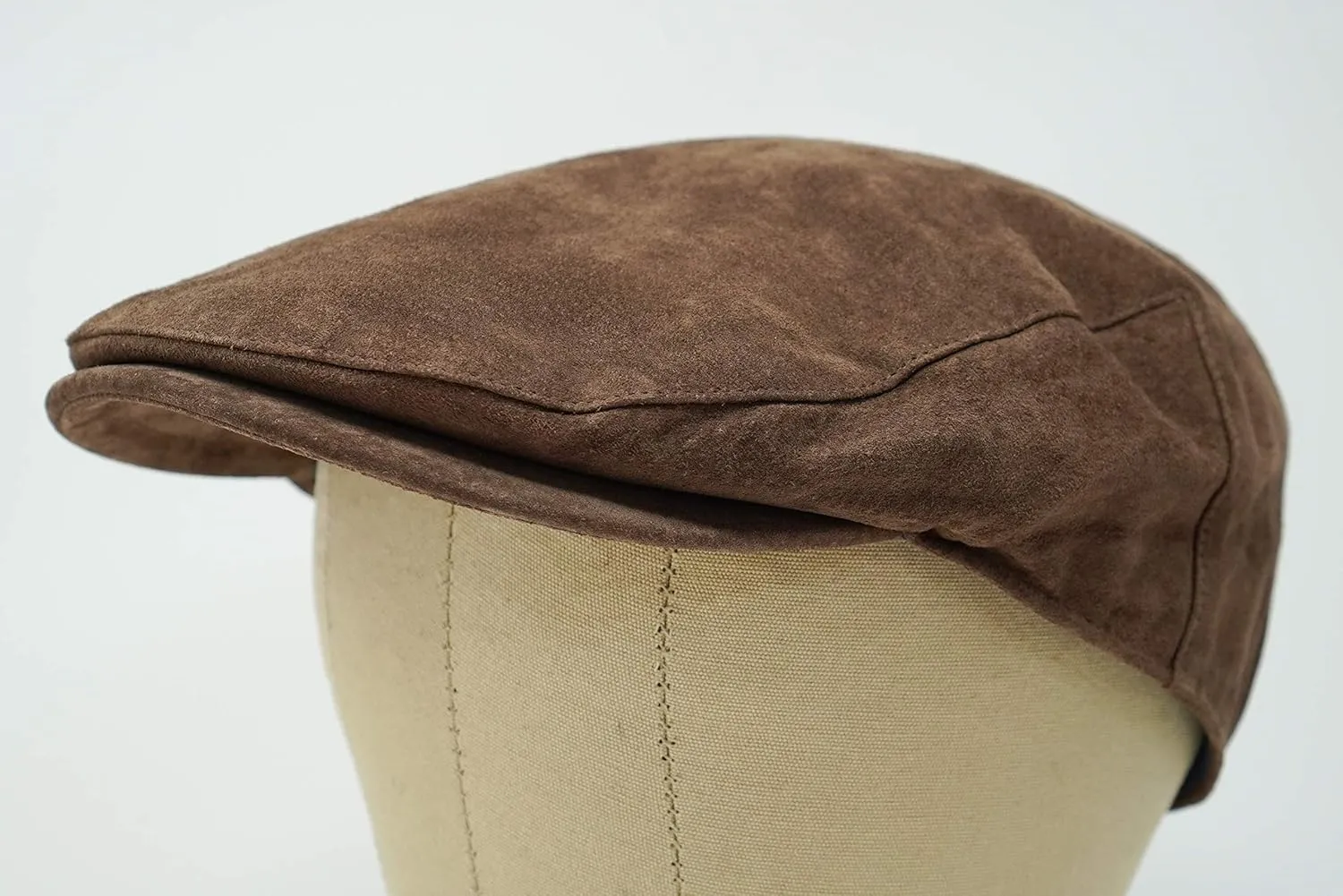 Borges & Scott The Tanner - Leather Flat Cap - Soft Pigskin and Cotton Lined Cap
