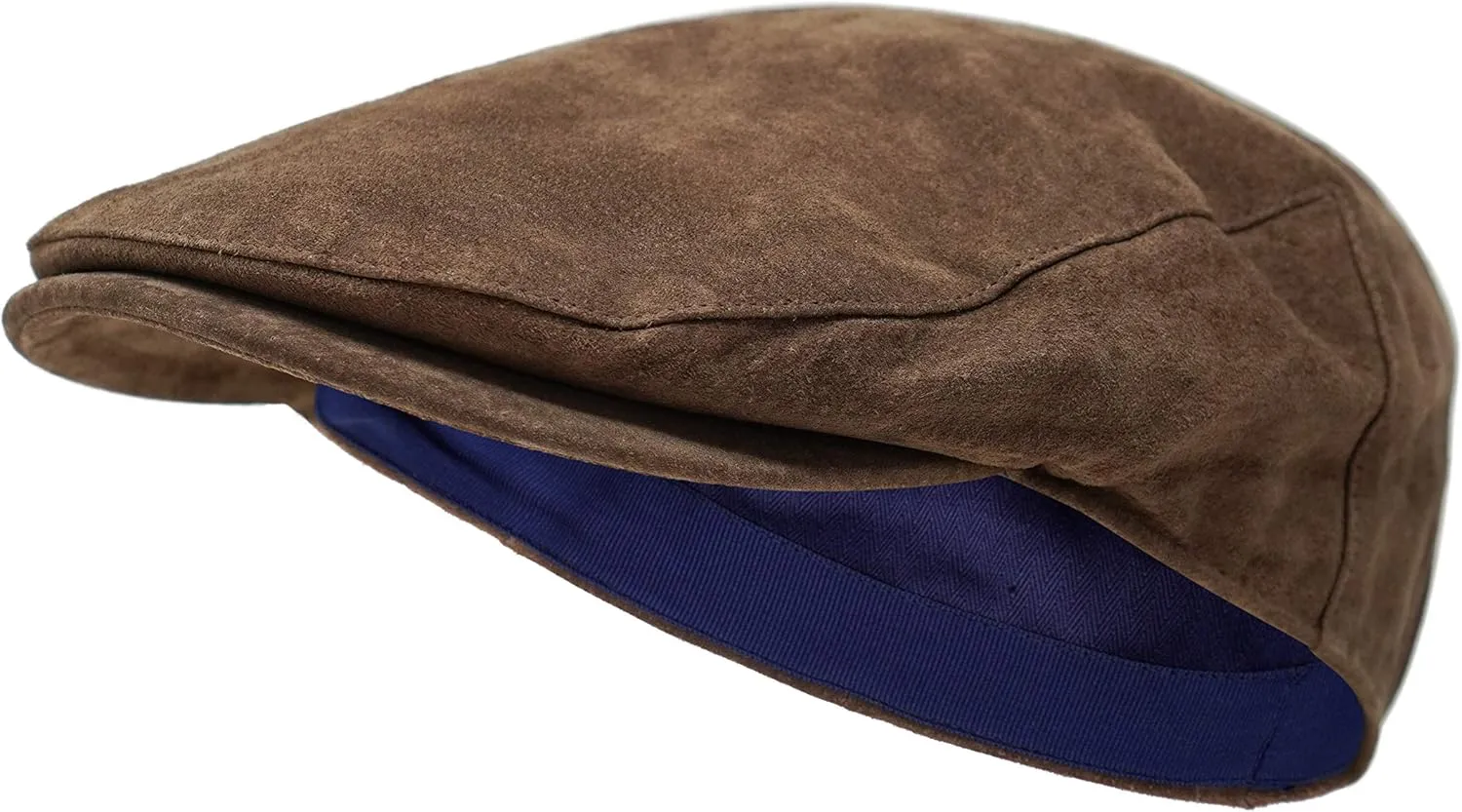 Borges & Scott The Tanner - Leather Flat Cap - Soft Pigskin and Cotton Lined Cap