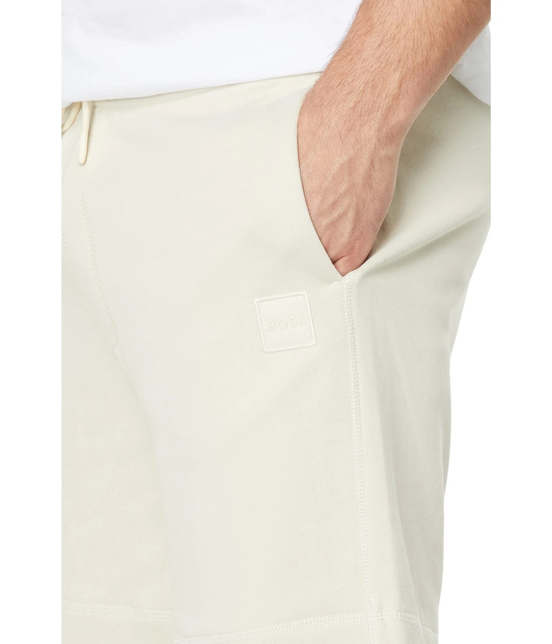 BOSS Tonal Logo Soft French Terry Shorts