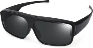 Br'Guras Fit Over Polarized Sunglasses Flip Up Lens for Men and Women