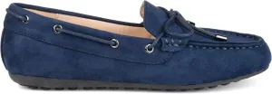Brinley Co. Womens Thain Comfort-Sole Faux Suede Slip-on Loafers Navy, 8 Regular US