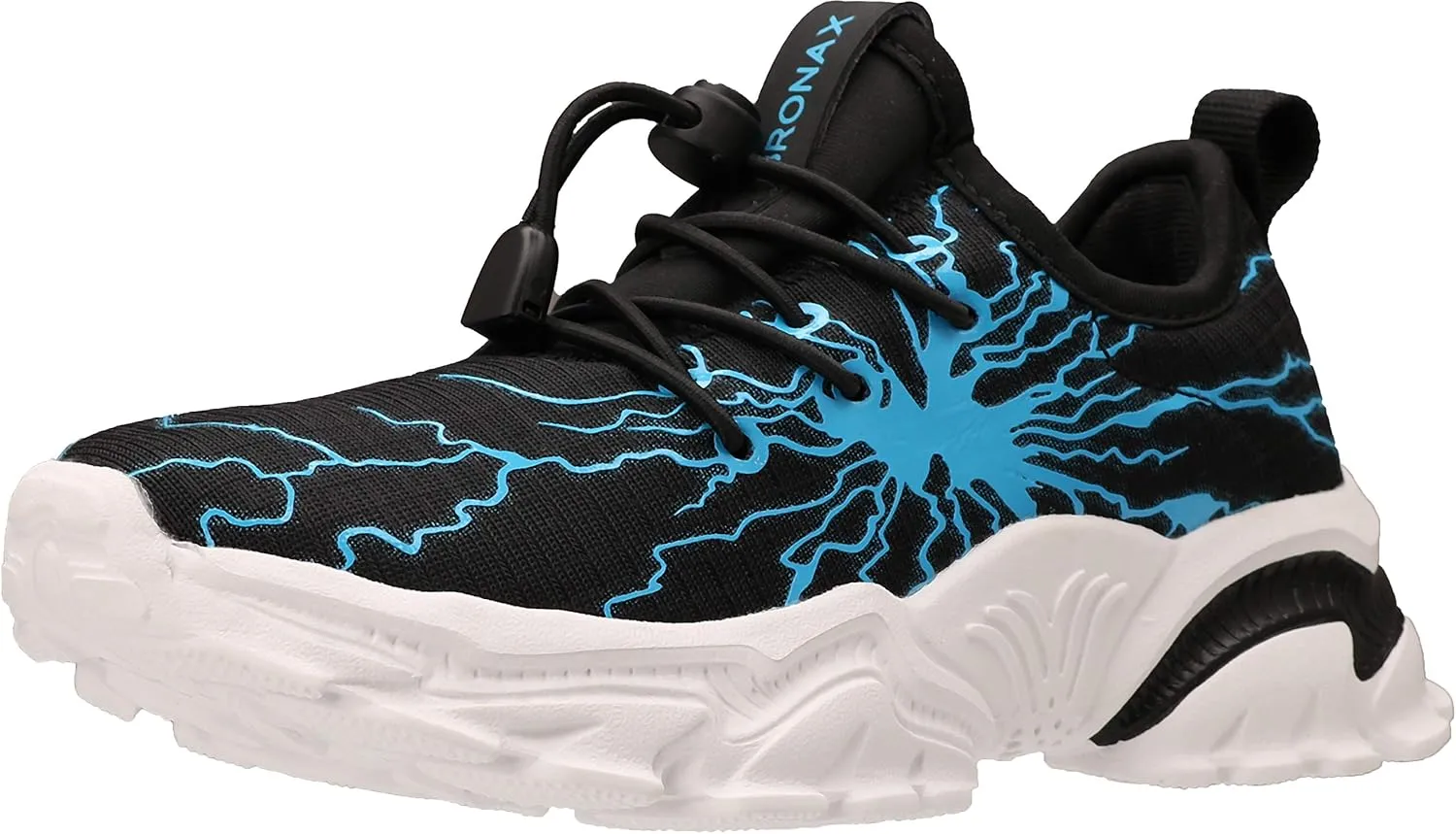 BRONAX Little/Big Boys Comfortable Graffiti Personality Tennis Shoes