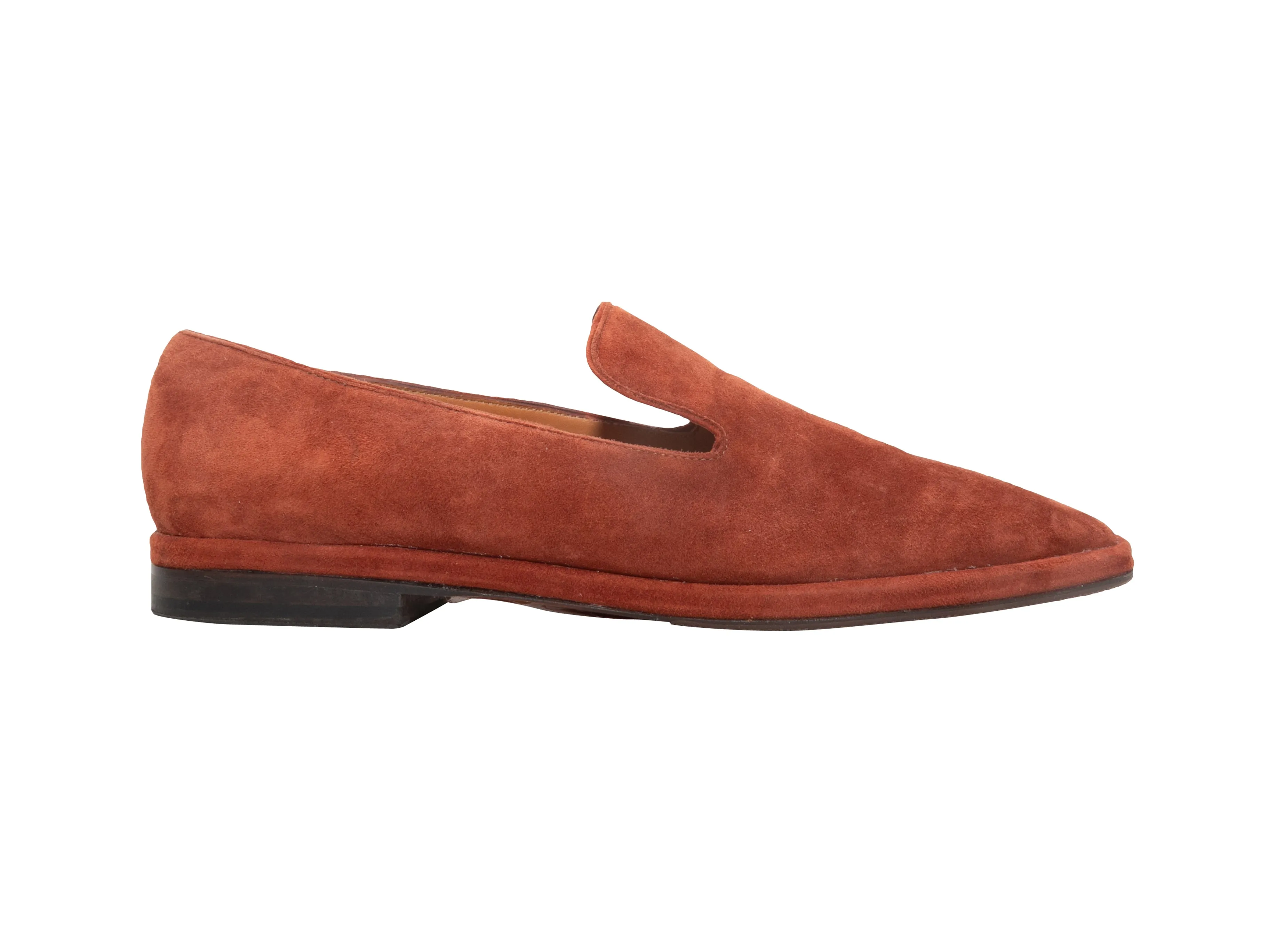 Brown Robert Clergerie Suede Loafers Size 40