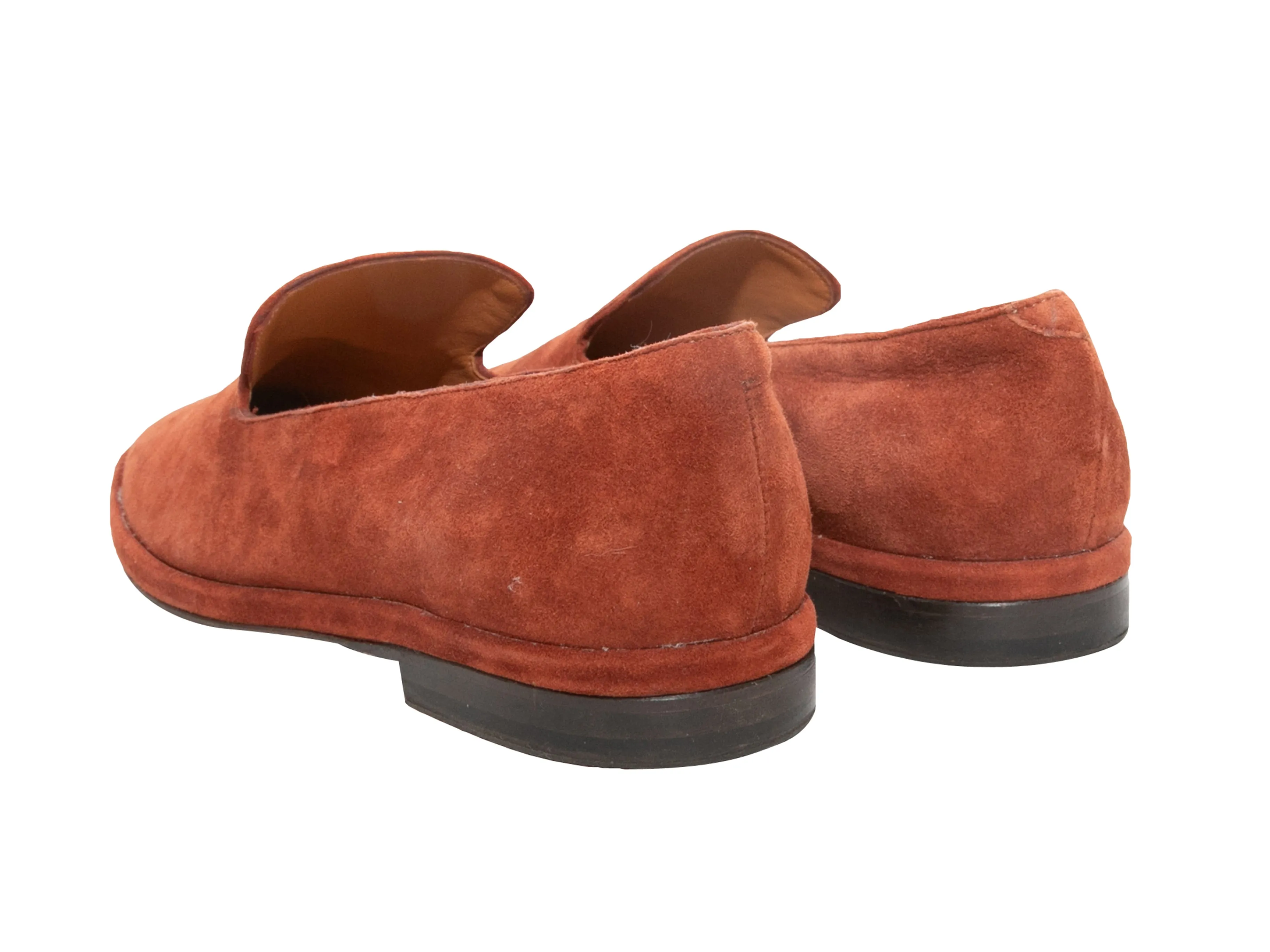 Brown Robert Clergerie Suede Loafers Size 40