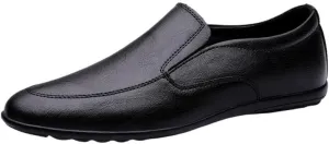 Business Men Shoes Leather Man Brogues Shoes for Man Dress Shoe Loafers Pointed Toe Male Moccasins Plus Size Shoes for Men
