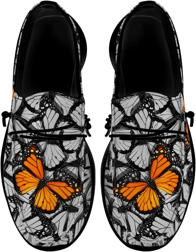 Butterfly Slip-on Shoes Women Loafers Walking Shoes Gifts for Women Men