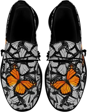 Butterfly Slip-on Shoes Women Loafers Walking Shoes Gifts for Women Men